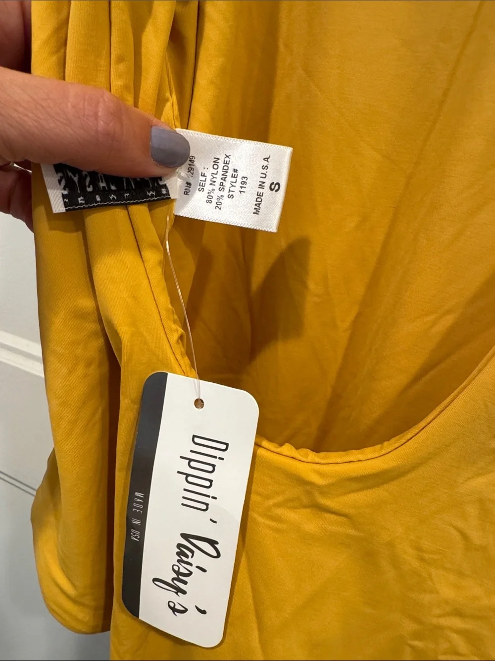 Dippin' Daisy's Mustard Yellow One-Piece Swimsuit